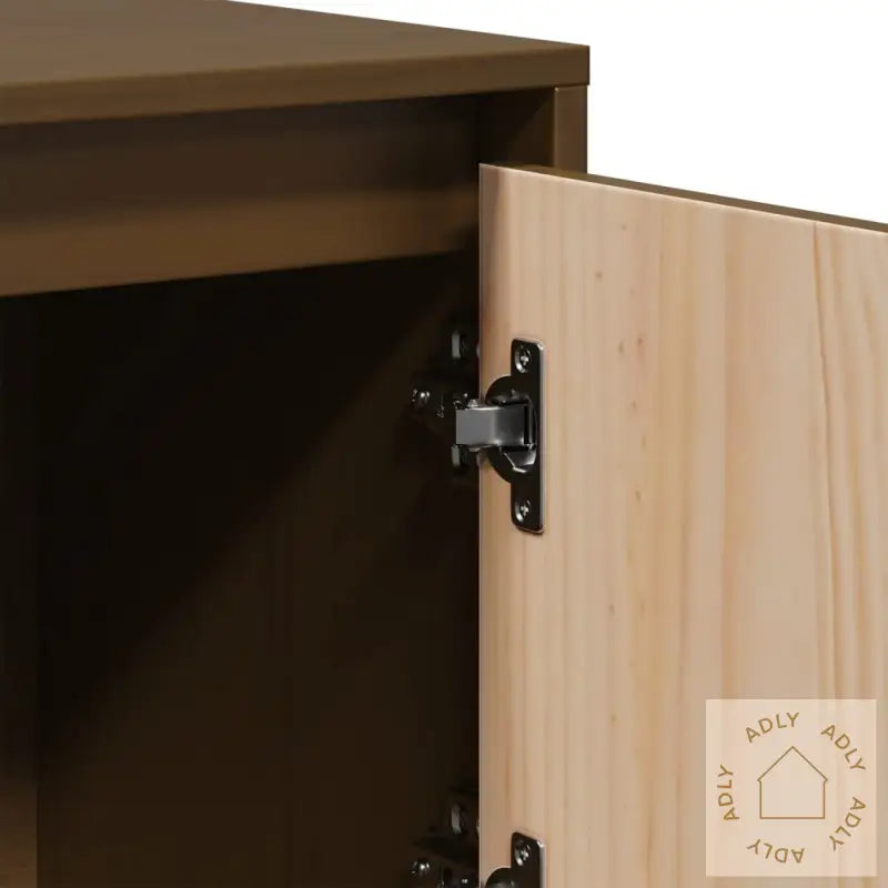 Highboard Honningbrun 110,5X35X117 Cm Heltre Furu