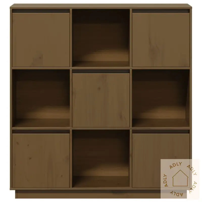 Highboard Honningbrun 110,5X35X117 Cm Heltre Furu