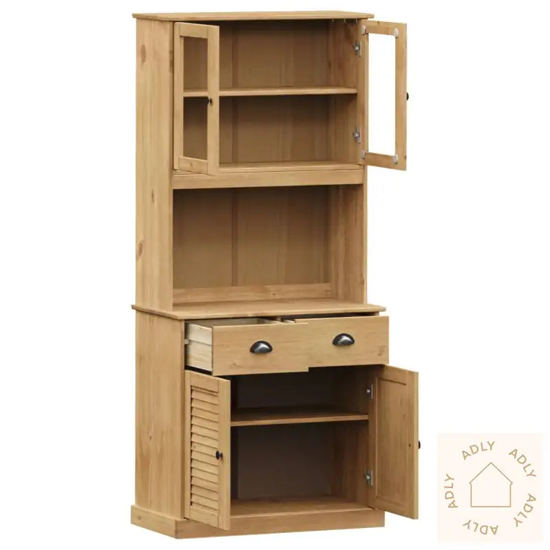 Highboard Vigo 78X40X175 Cm Heltre Furu