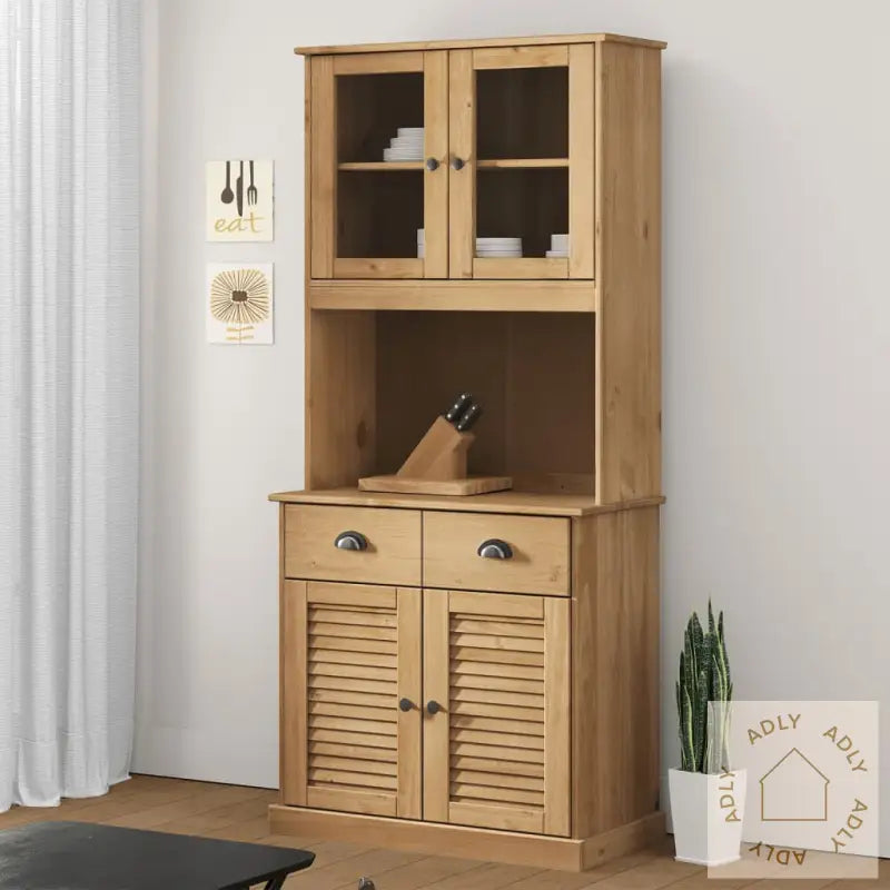 Highboard Vigo 78X40X175 Cm Heltre Furu