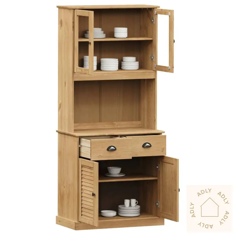 Highboard Vigo 78X40X175 Cm Heltre Furu