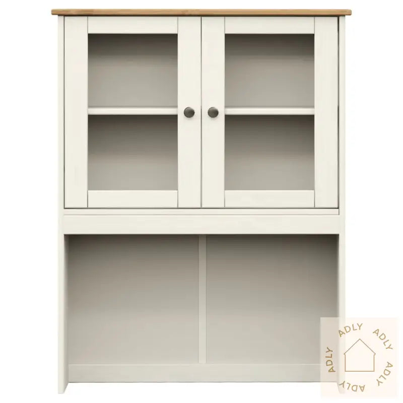 Highboard Vigo Hvit 78X40X175 Cm Heltre Furu