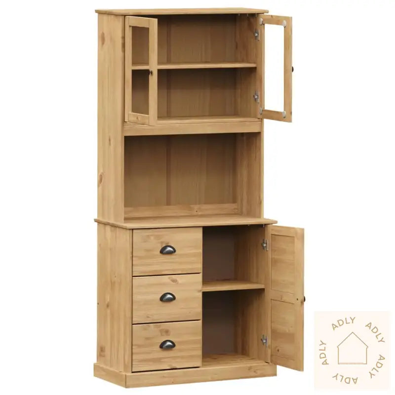 Highboard Vigo 78X40X175 Cm Heltre Furu