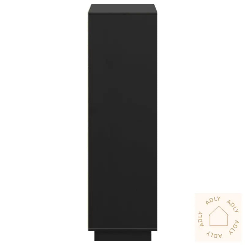 Highboard Svart 74X35X117 Cm Heltre Furu