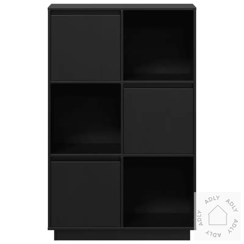 Highboard Svart 74X35X117 Cm Heltre Furu