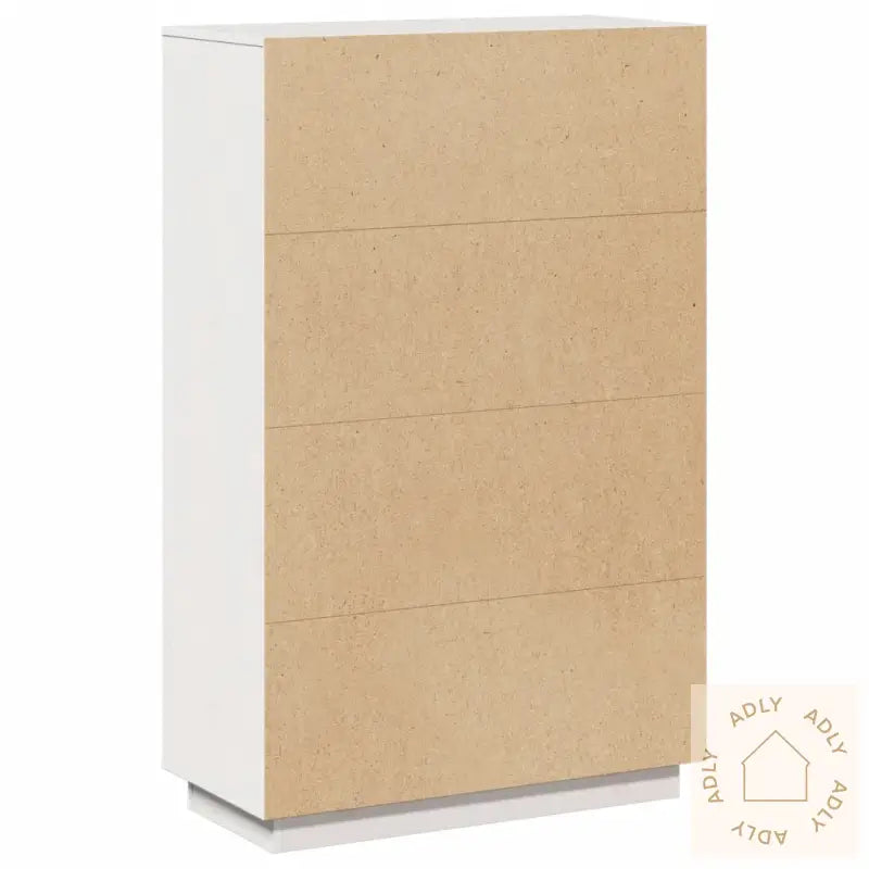Highboard Hvit 74X35X117 Cm Heltre Furu