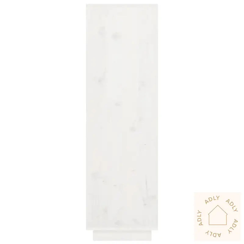 Highboard Hvit 38X35X117 Cm Heltre Furu