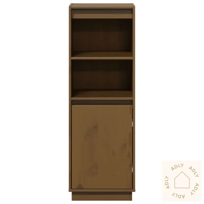 Highboard Honningbrun 37X34X110 Cm Heltre Furu