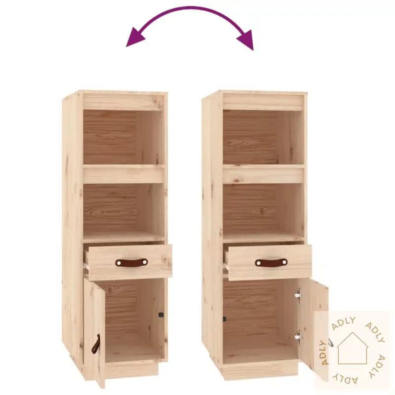 Highboard 34X40X108,5 Cm Heltre Furu