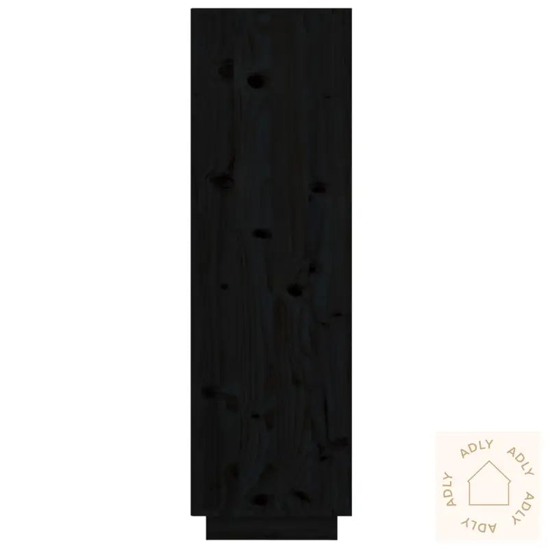 Highboard Svart 38X35X117 Cm Heltre Furu