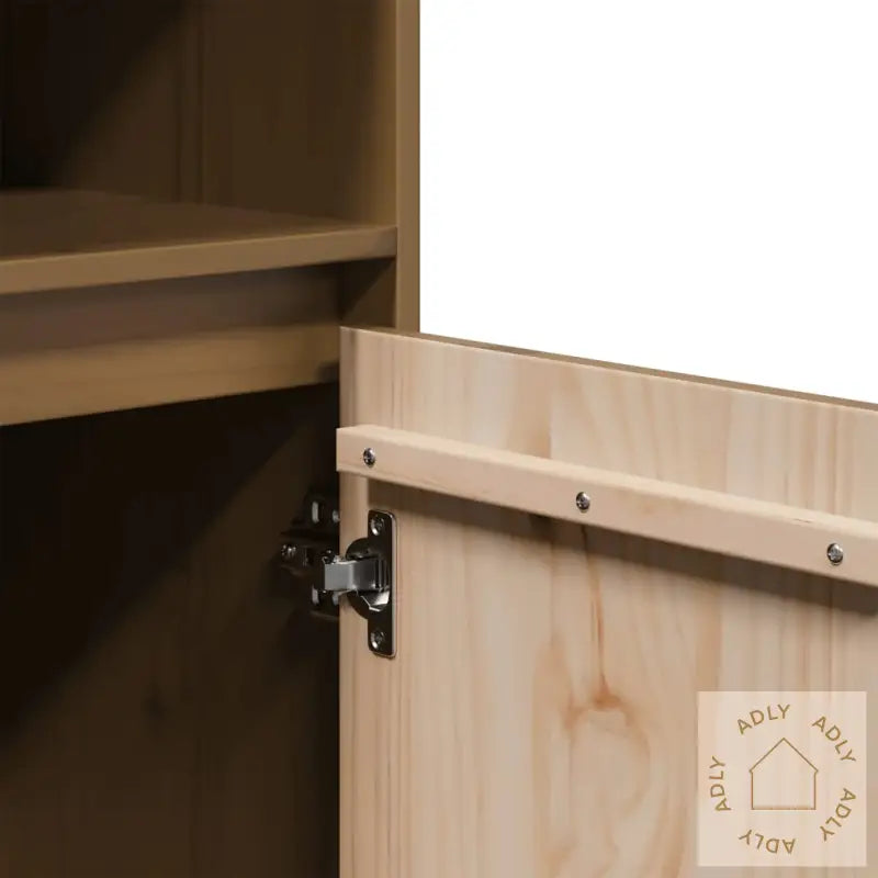Highboard Honningbrun 37X34X110 Cm Heltre Furu