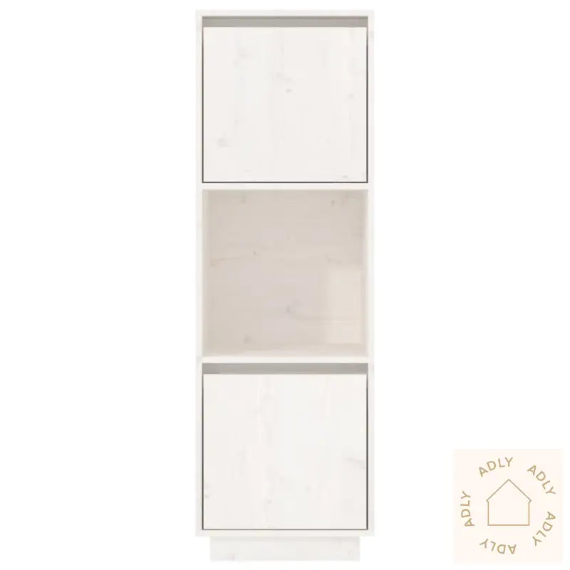 Highboard Hvit 38X35X117 Cm Heltre Furu