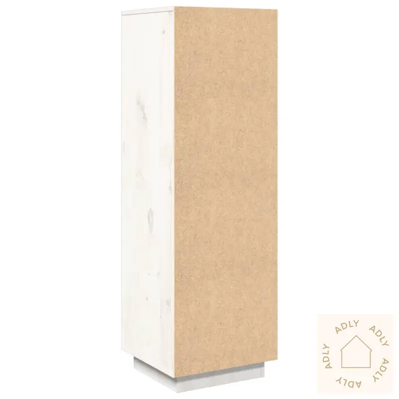 Highboard Hvit 38X35X117 Cm Heltre Furu