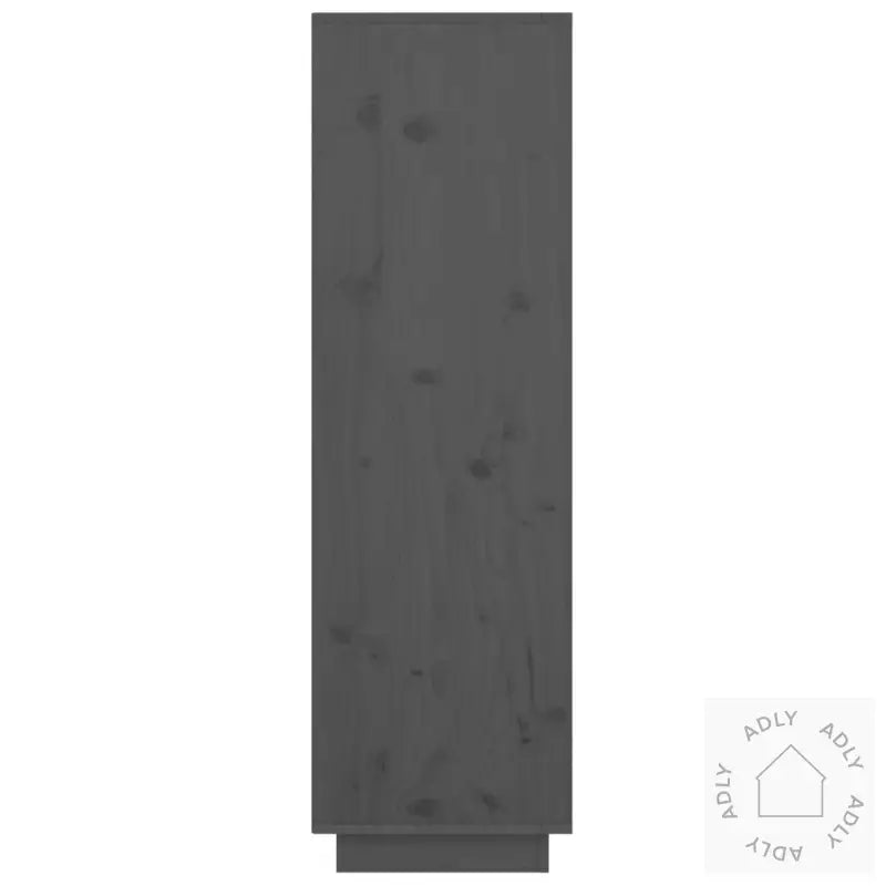 Highboard Grå 38X35X117 Cm Heltre Furu