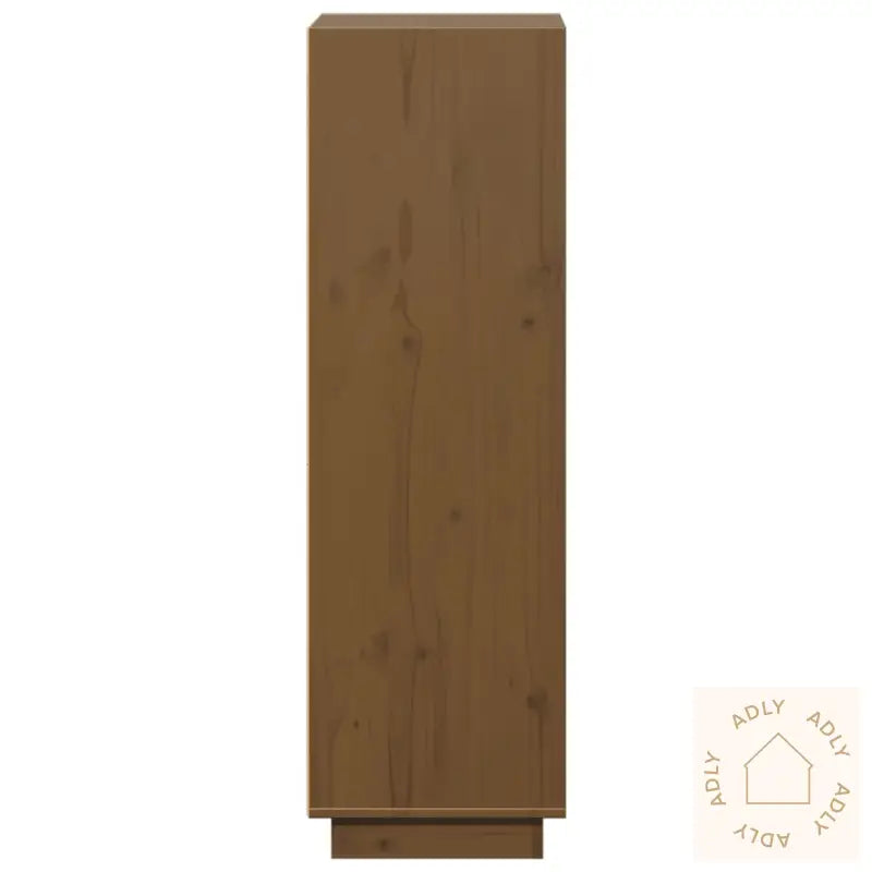 Highboard Honningbrun 37X34X110 Cm Heltre Furu