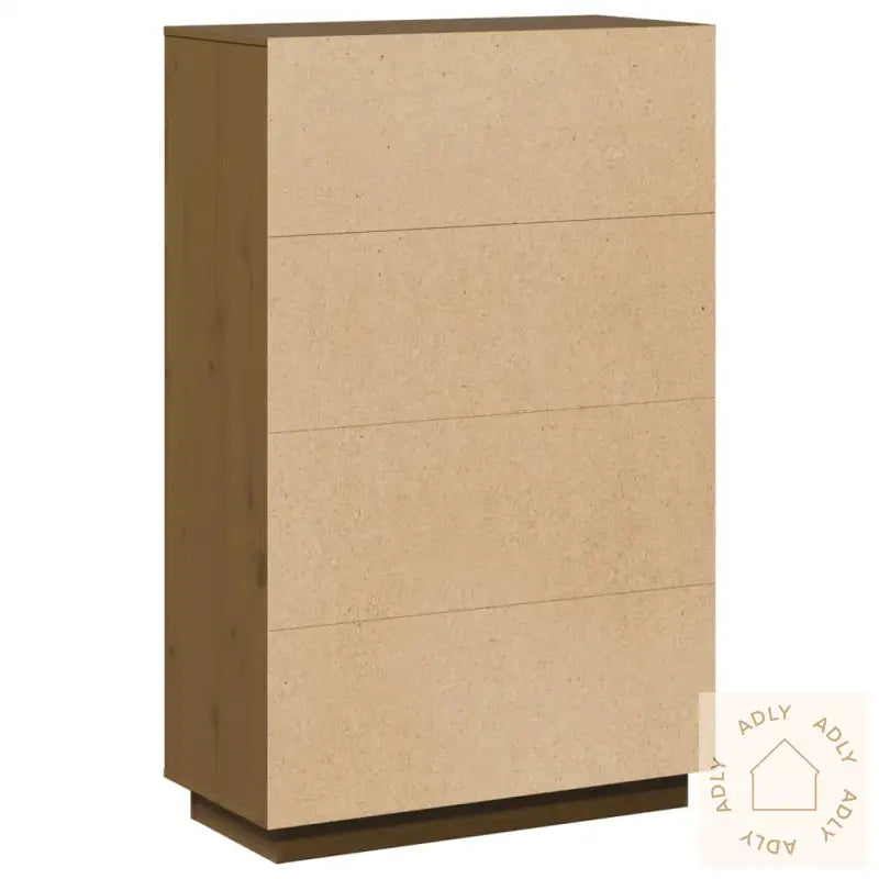 Highboard Honningbrun 74X35X117 Cm Heltre Furu