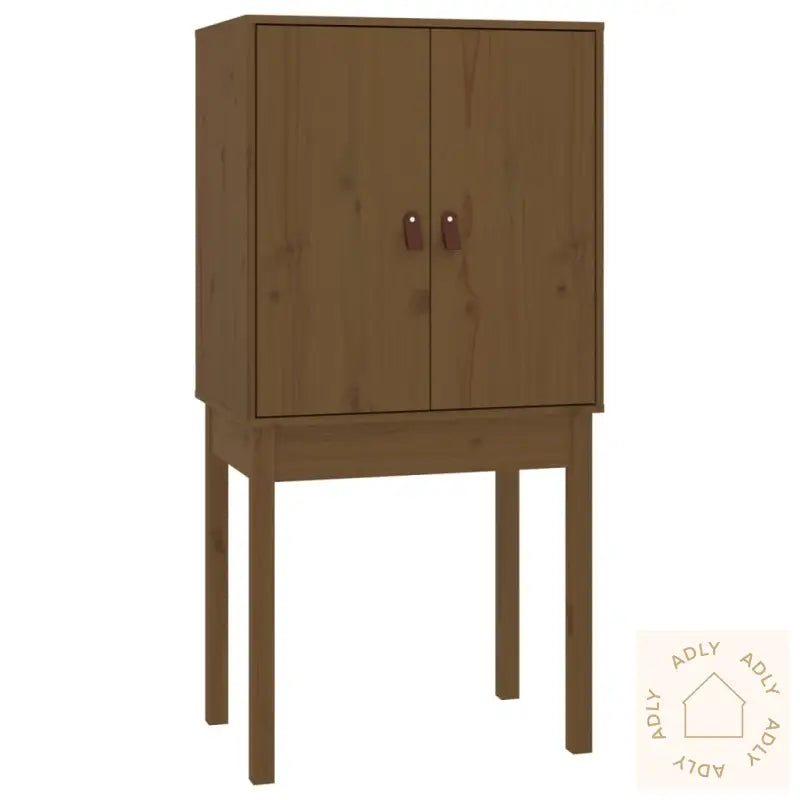 Highboard Honningbrun 60X40X120 Cm Heltre Furu