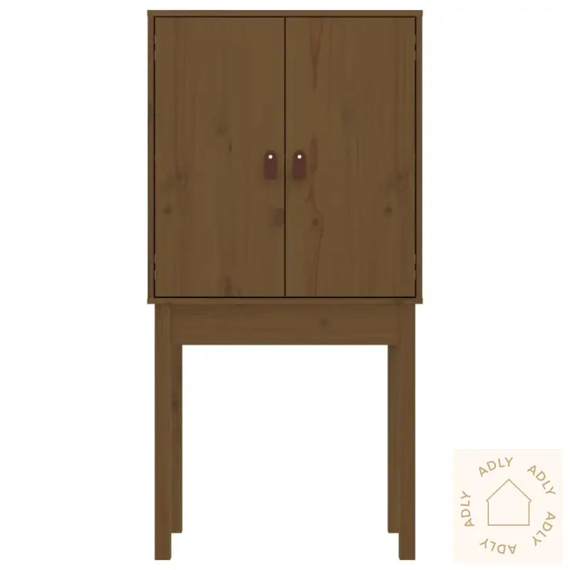 Highboard Honningbrun 60X40X120 Cm Heltre Furu