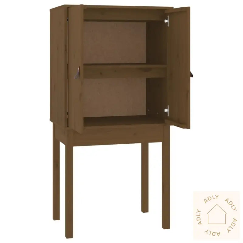 Highboard Honningbrun 60X40X120 Cm Heltre Furu