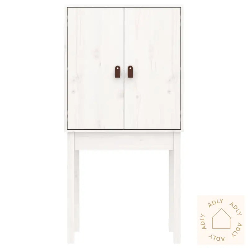 Highboard Hvit 60X40X120 Cm Heltre Furu