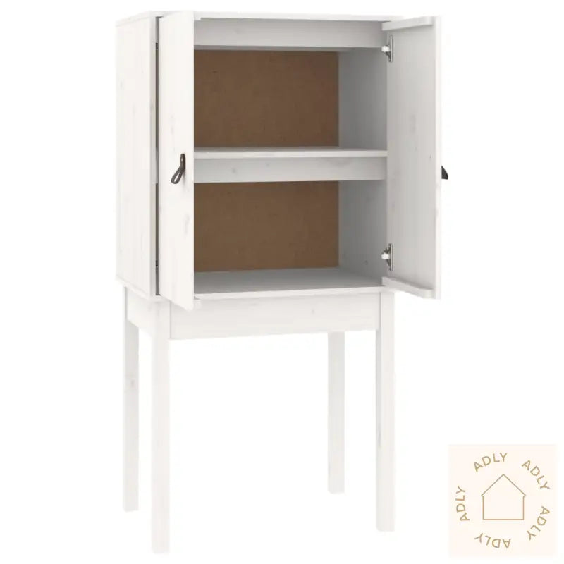 Highboard Hvit 60X40X120 Cm Heltre Furu