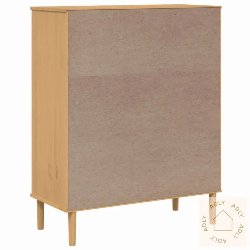 Skjenk Senja Rotting Utseende Brun 90X40X112 Cm Heltre Furu