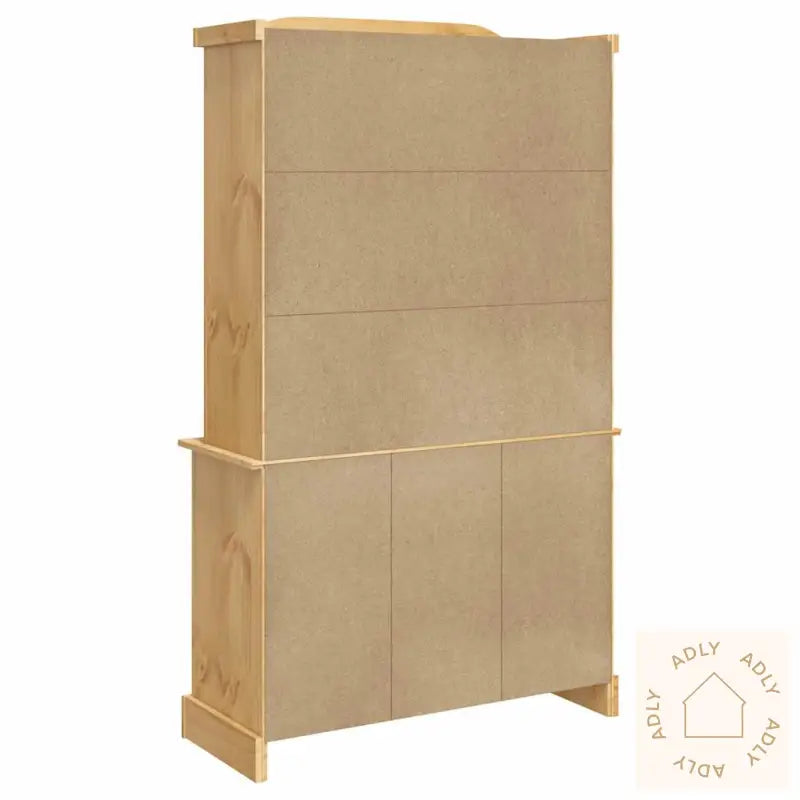 Highboard Corona Brun 112X43X196 Cm Heltre Meksikansk Furu