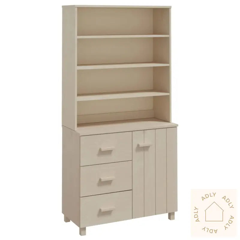 Highboard Hamar Heltre Furu Honningbrun