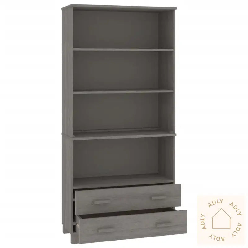 Highboard Hamar Heltre Furu Lysegrå