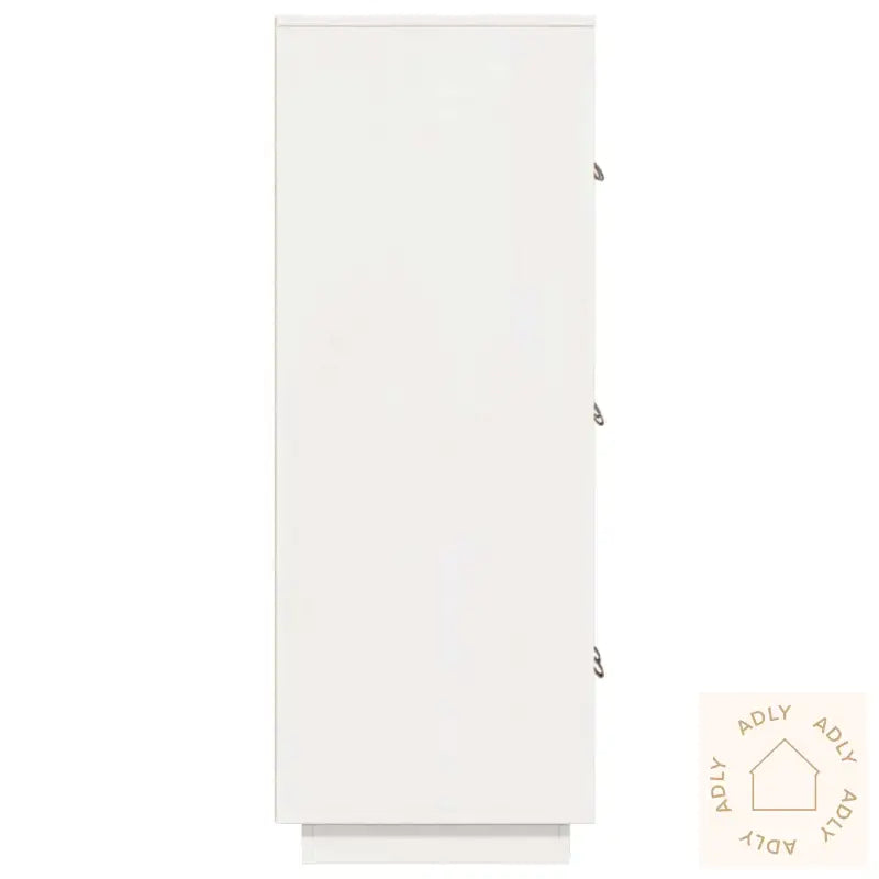 Highboard Hvit 67X40X108,5 Cm Heltre Furu