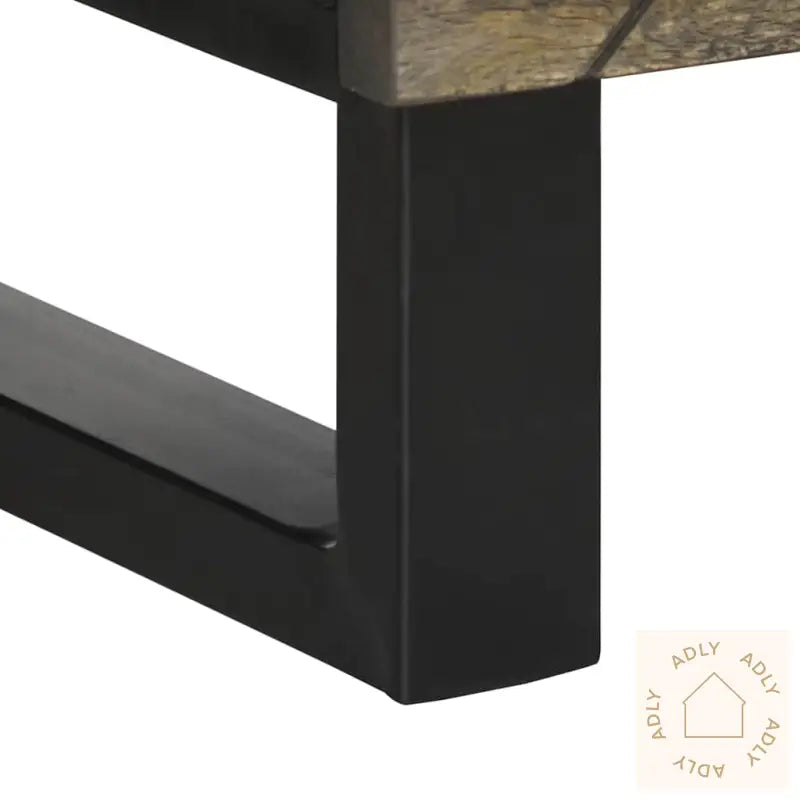 Highboard Svart 40X33X110 Cm Heltre Mango
