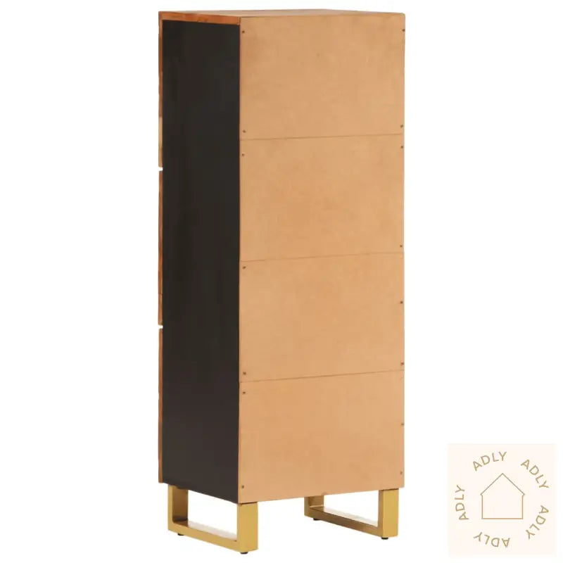 Skjenk Brun Og Svart 40X33,5X110 Cm Heltre Mango