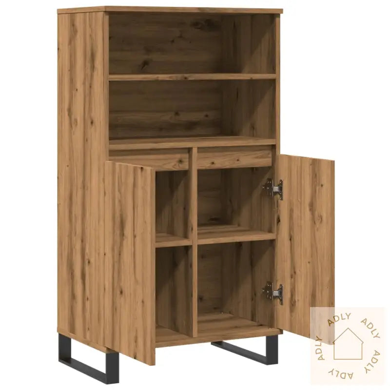 Highboard Artisan Eik 60X36X110 Cm Konstruert Tre