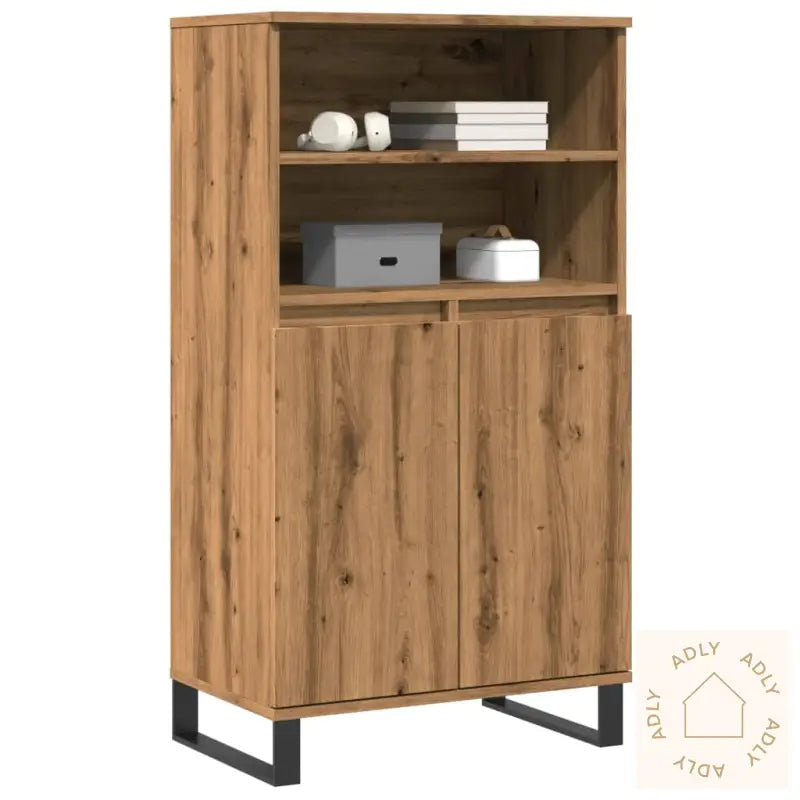 Highboard Artisan Eik 60X36X110 Cm Konstruert Tre