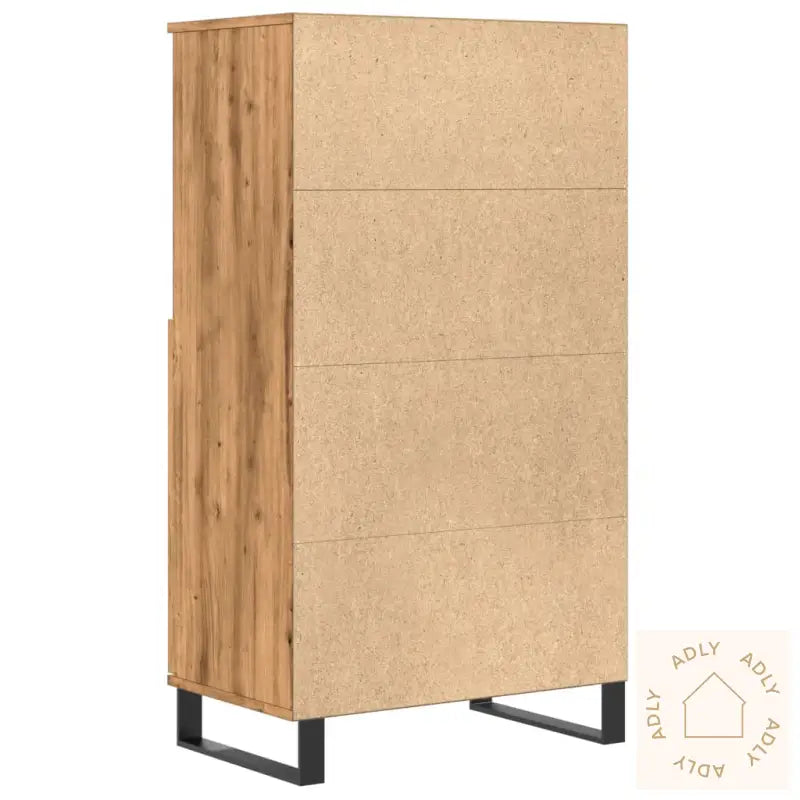 Highboard Artisan Eik 60X36X110 Cm Konstruert Tre