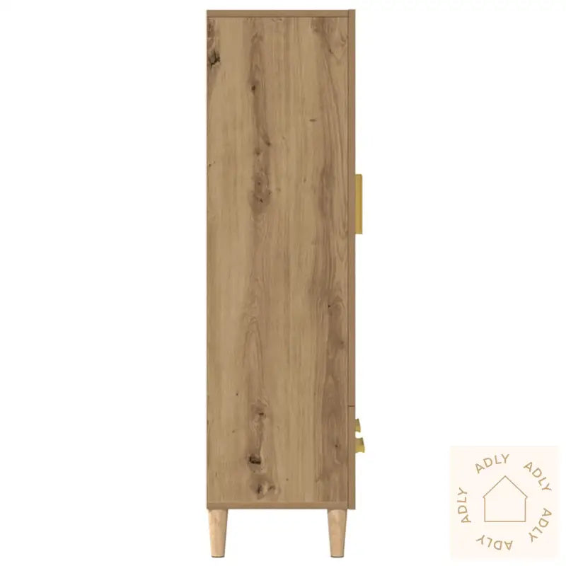 Highboard Artisan Eik 70X31X115 Cm Konstruert Tre
