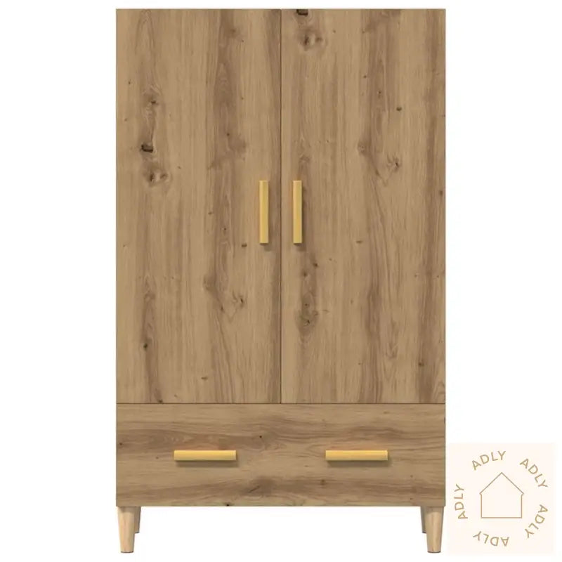 Highboard Artisan Eik 70X31X115 Cm Konstruert Tre
