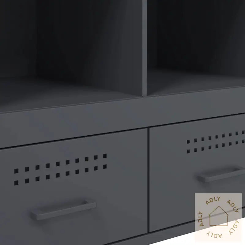 Highboard Antrasitt 68X39X101,5 Cm Stål