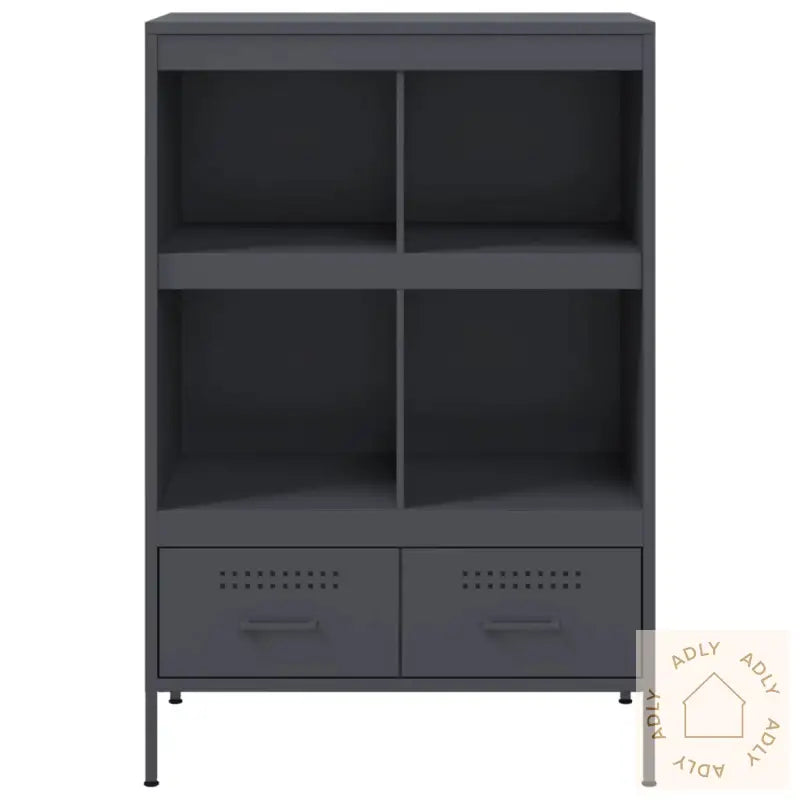 Highboard Antrasitt 68X39X101,5 Cm Stål