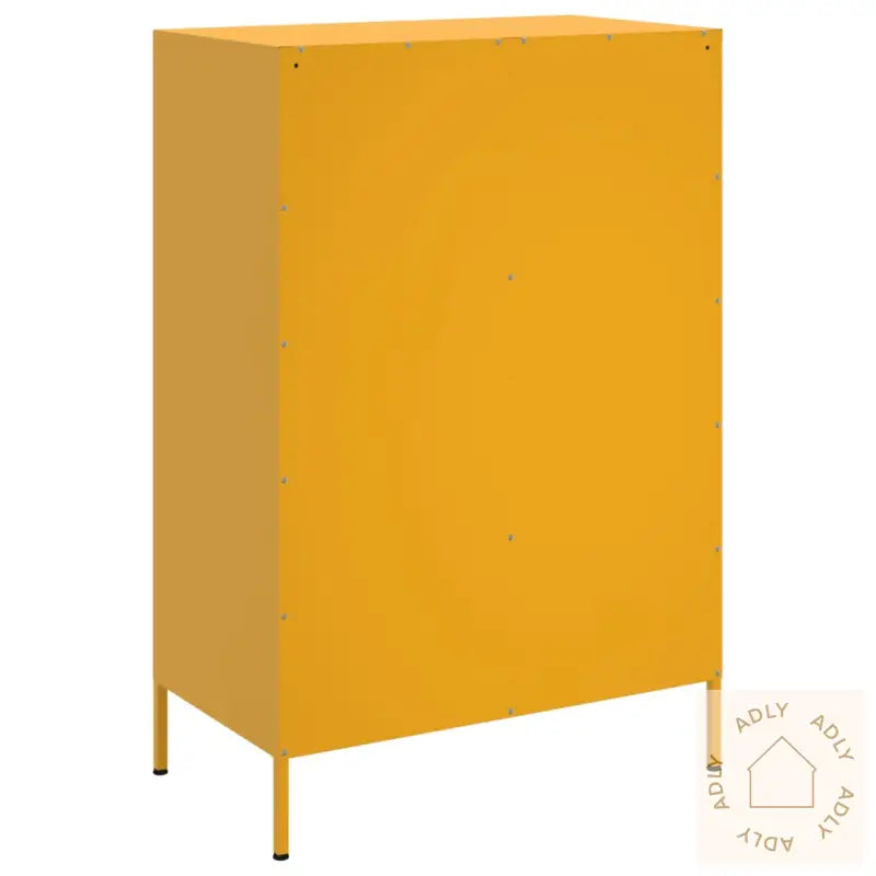 Highboard Sennepsgul 68X39X101,5 Cm Stål