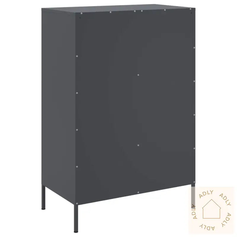 Highboard Antrasitt 68X39X101,5 Cm Stål
