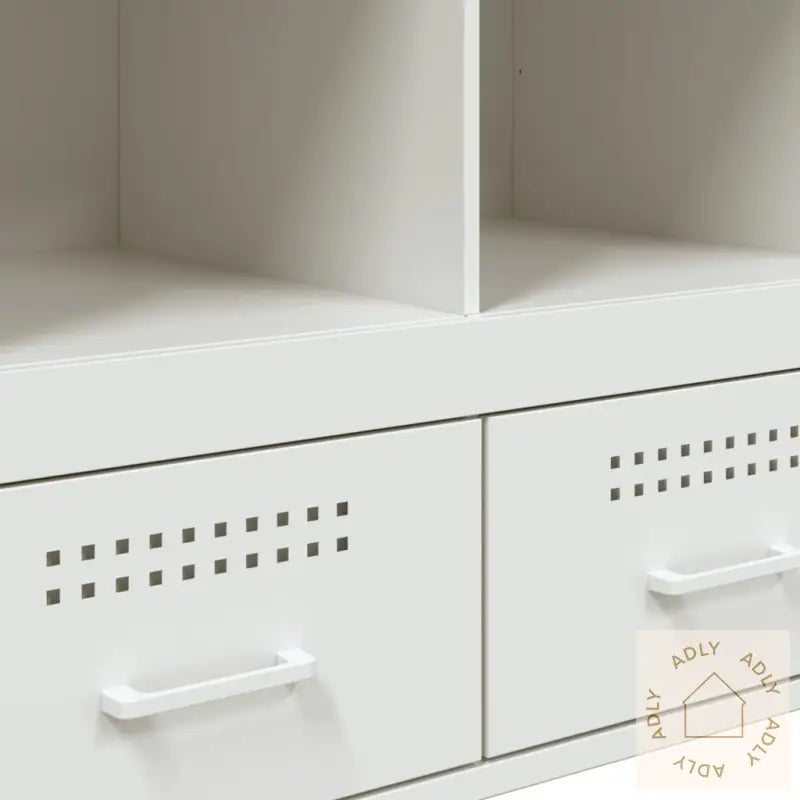 Highboard Hvit 68X39X101,5 Cm Stål
