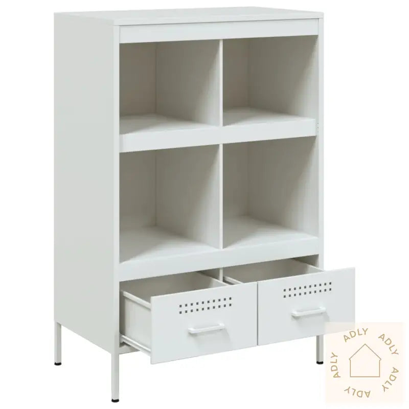Highboard Hvit 68X39X101,5 Cm Stål