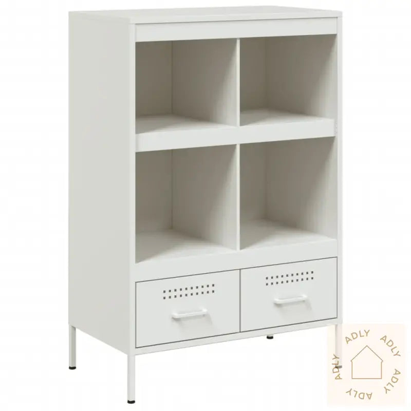 Highboard Hvit 68X39X101,5 Cm Stål