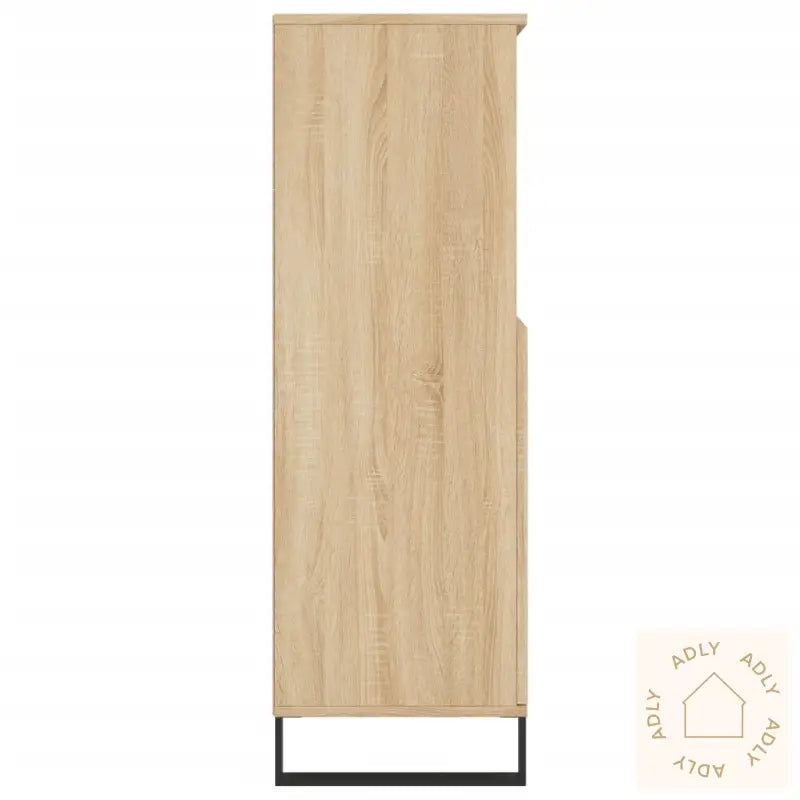 Highboard Sonoma Eik 60X36X110 Cm Konstruert Tre