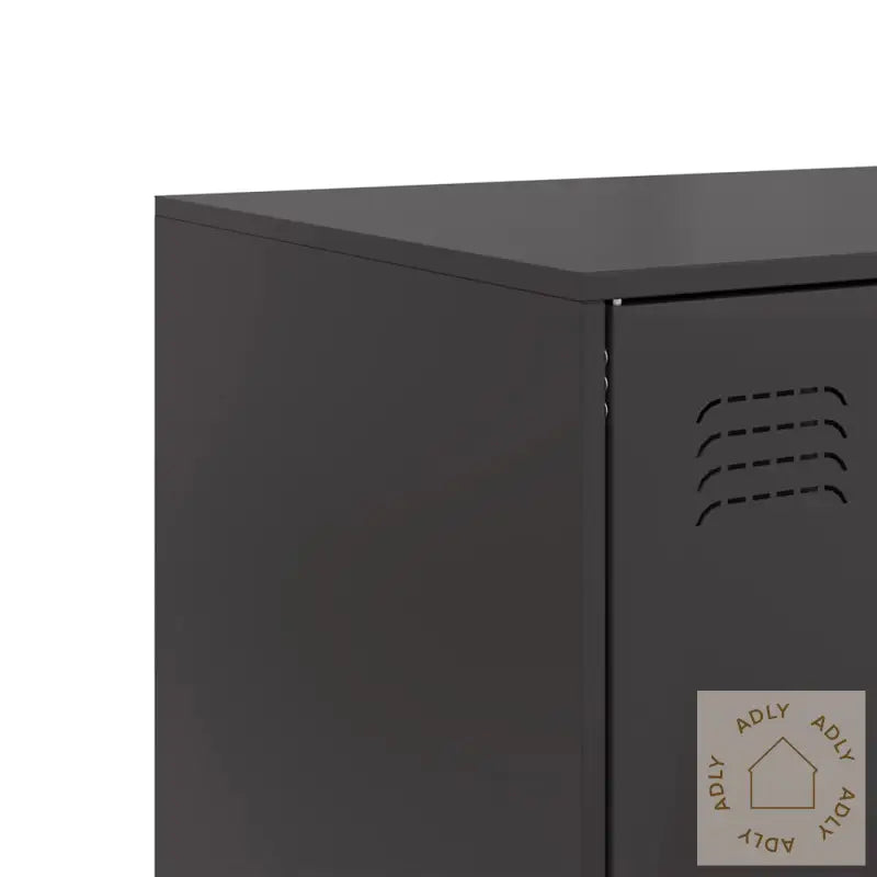 Highboard Svart 67X39X95 Cm Stål