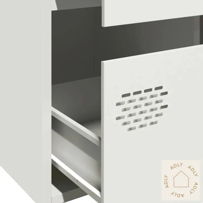 Highboard Hvit 68X39X101,5 Cm Stål
