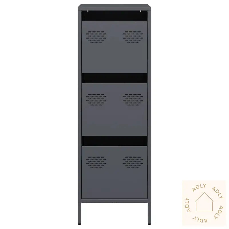 Highboard Antrasitt 39X35X103,5 Cm Stål