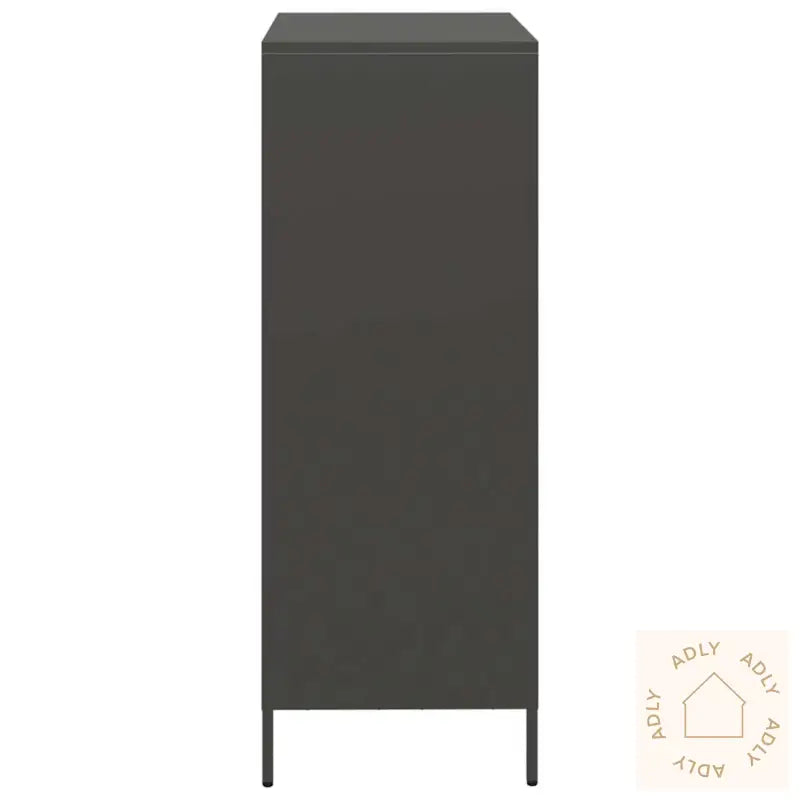 Highboard Svart 68X39X103,5 Cm Stål
