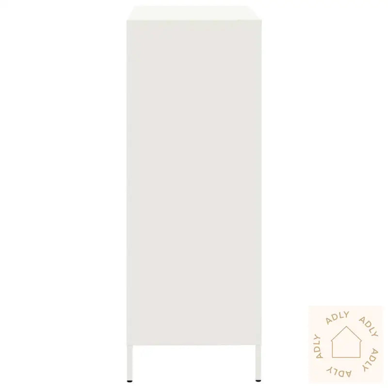 Highboard Hvit 68X39X101,5 Cm Stål